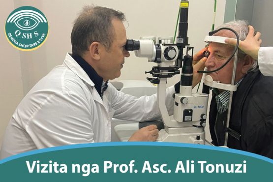 CV Prof, Asc, Ali Tonuzi, Vizita Okulistike nga Prof, Asc, Ali Tonuzi, Pedagog, Mjek Okulist, Kirurg Vitreoretinal,  Doktor i Shkencave Mjeksore, Klinika Qëndra Shqiptare e Syve, Shoqata e Okulistëve të Shqipërisë dhe Kosovës